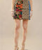 Patchwork Denim Mini Skirt