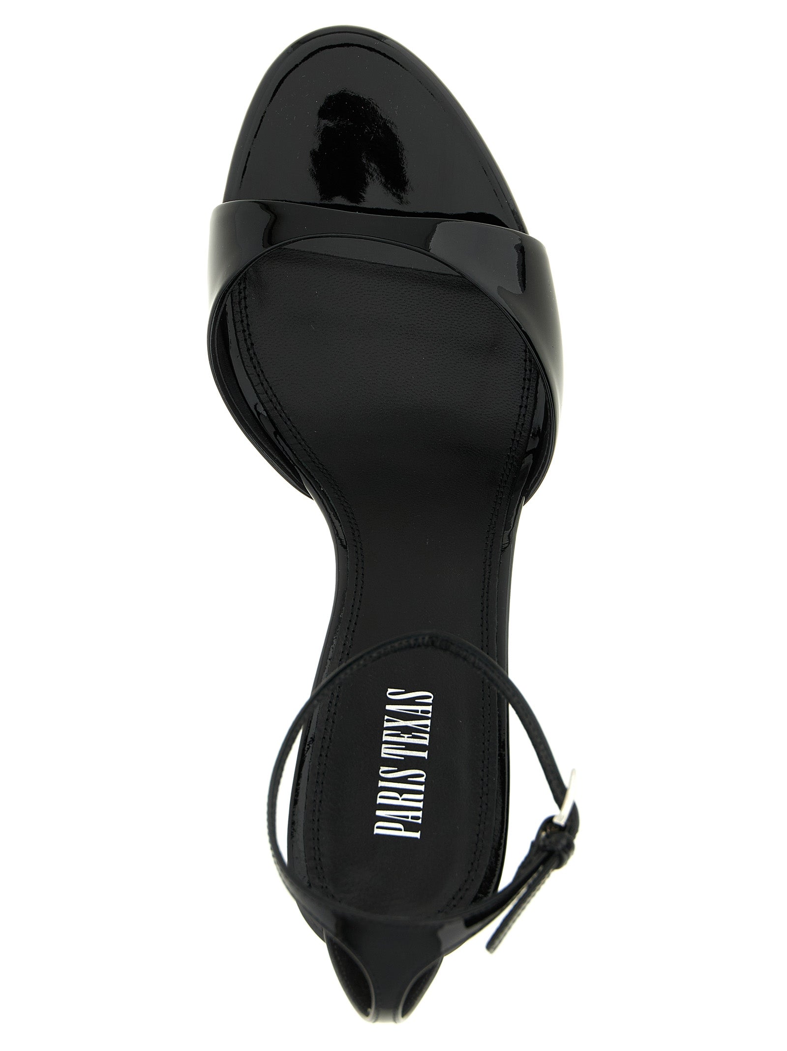 Patent Leather Adjustable Ankle Sandals for Summer Comfort