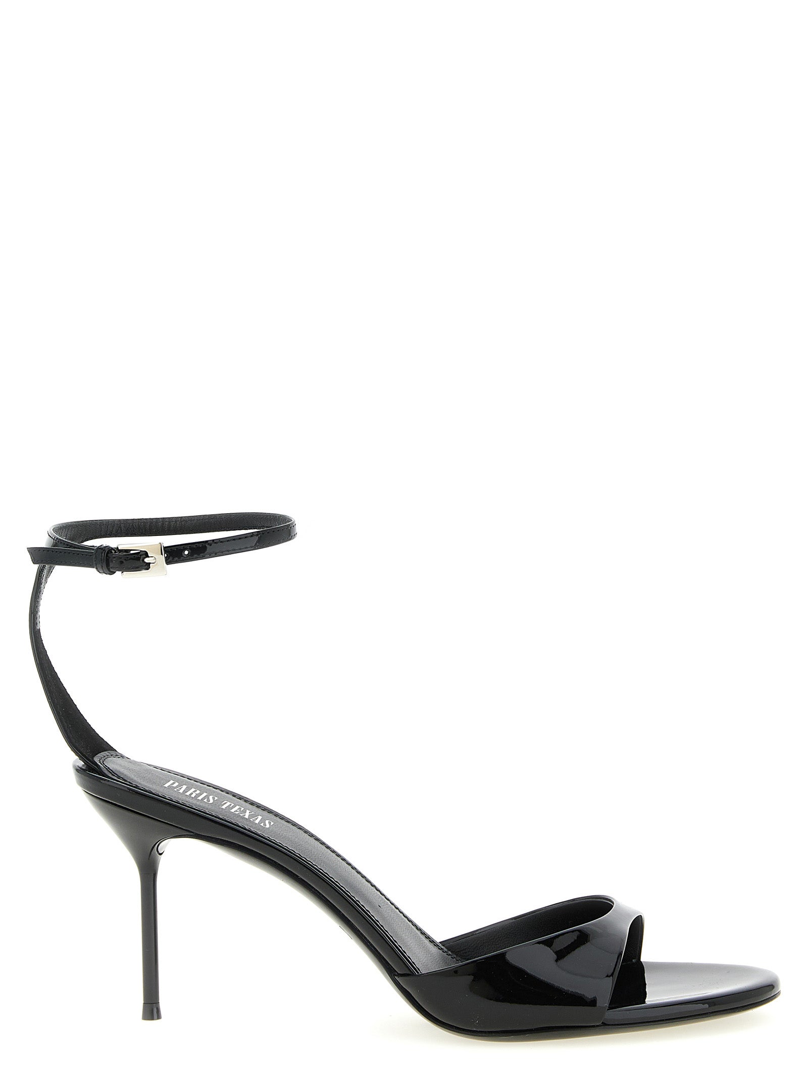 Patent Leather Adjustable Ankle Sandals for Summer Comfort