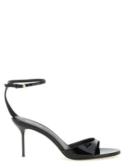 Patent Leather Adjustable Ankle Sandals for Summer Comfort