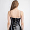 Patent Leather Mini Bodycon Dress-Dress-Edit by Nine-S-Black-Urbanheer