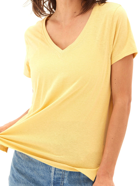 Pattie Triblend V-Neck Tee