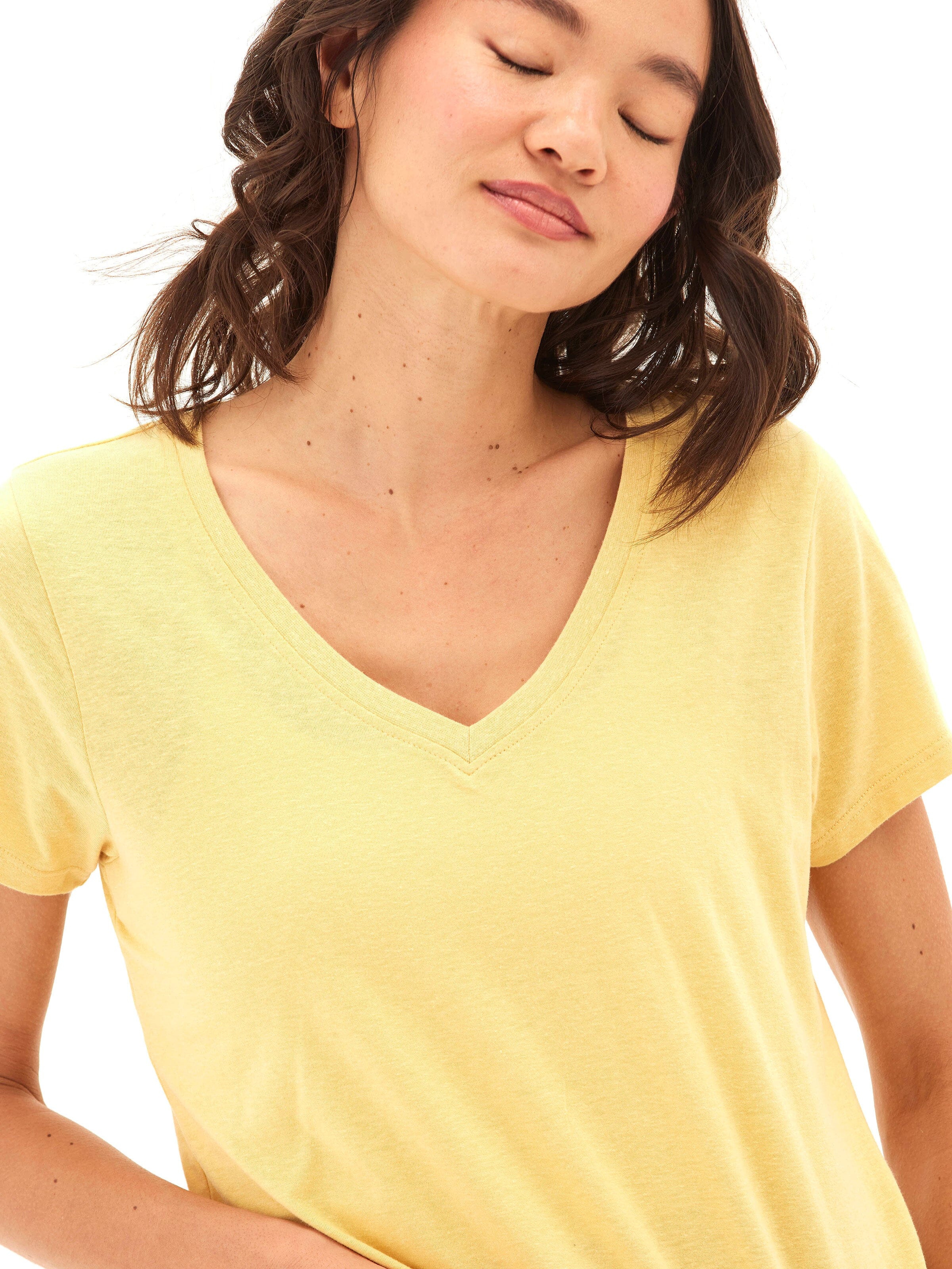 Pattie Triblend V-Neck Tee