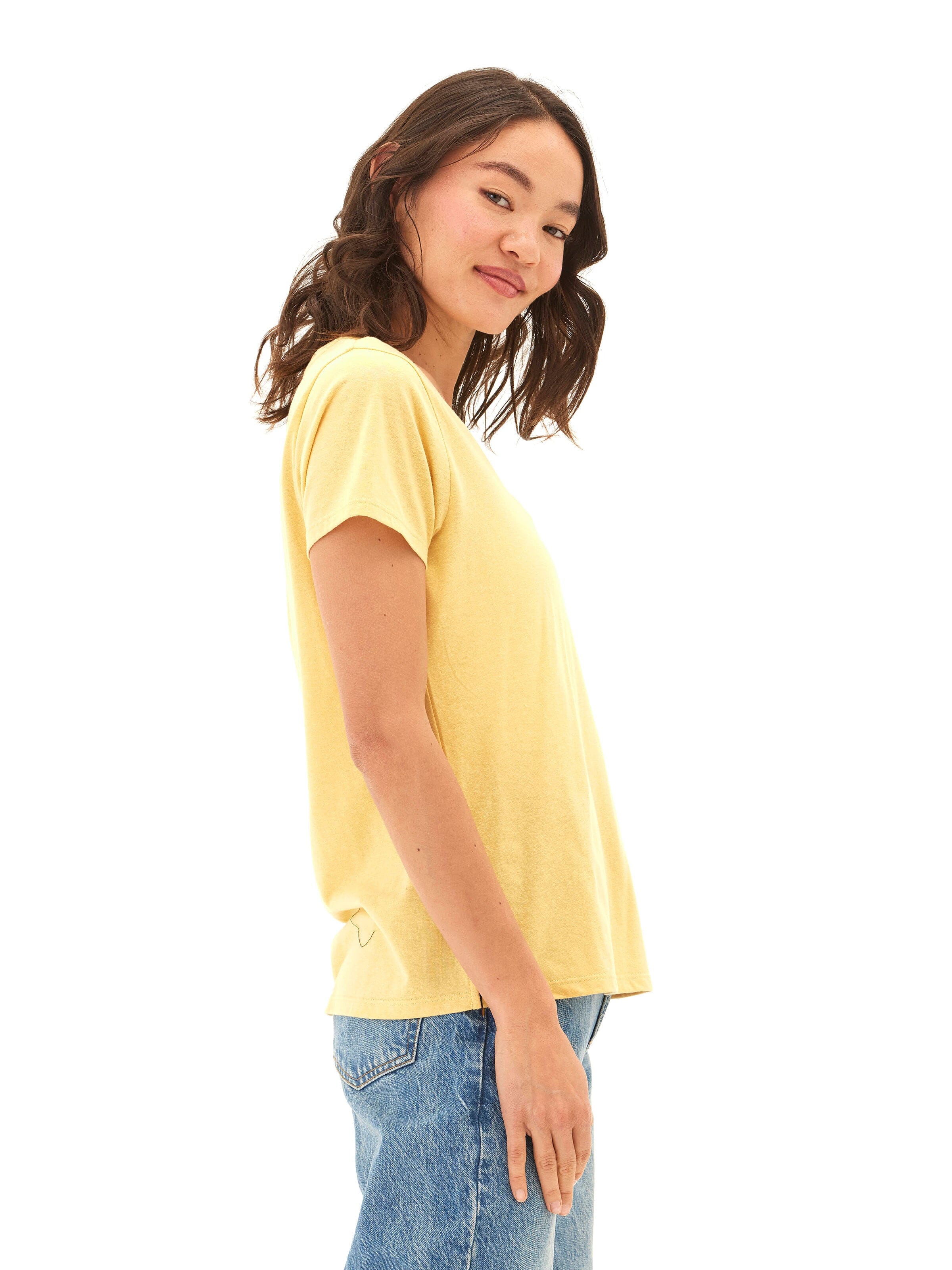 Pattie Triblend V-Neck Tee
