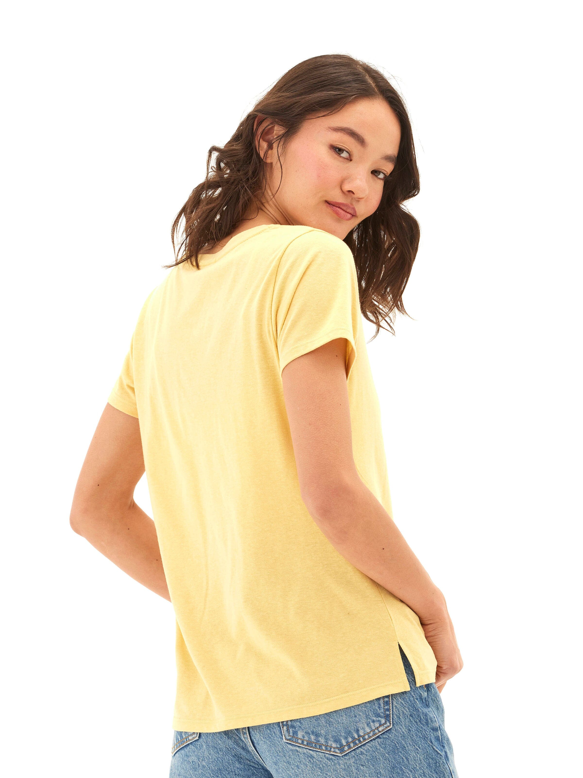 Pattie Triblend V-Neck Tee