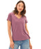 Pattie Triblend V-Neck Tee