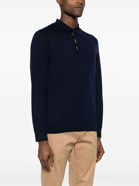 Paul Smith T-shirts and Polos Blue-Men > Clothing > Topwear-Paul Smith-L-Blue-Urbanheer
