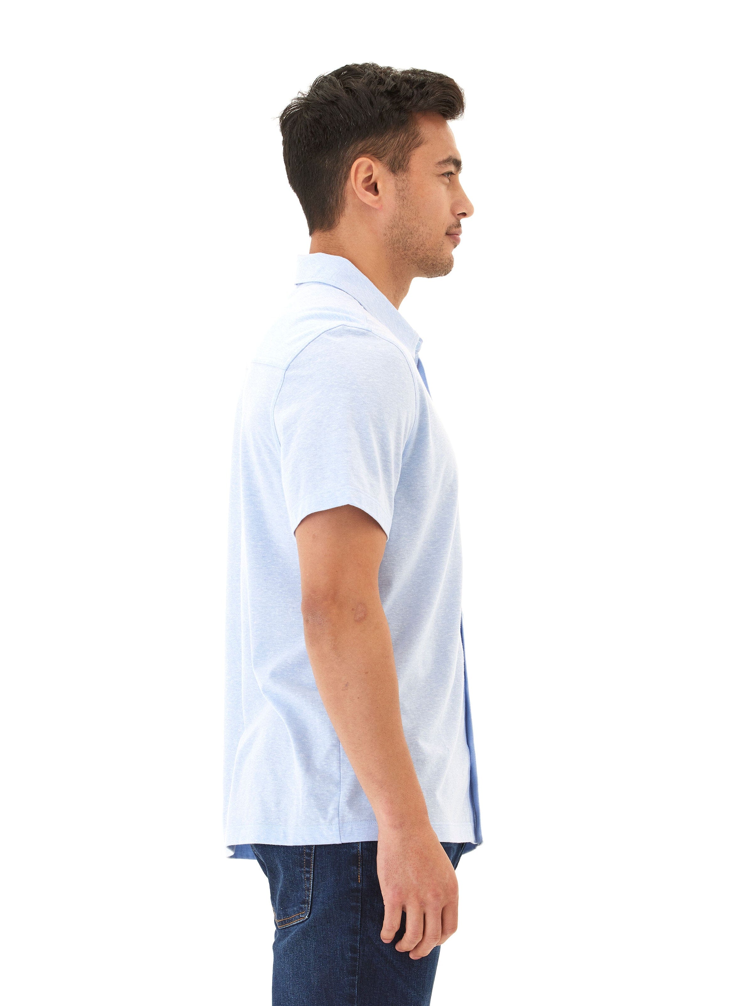 Paxton Triblend Button-Down Pocket Shirt