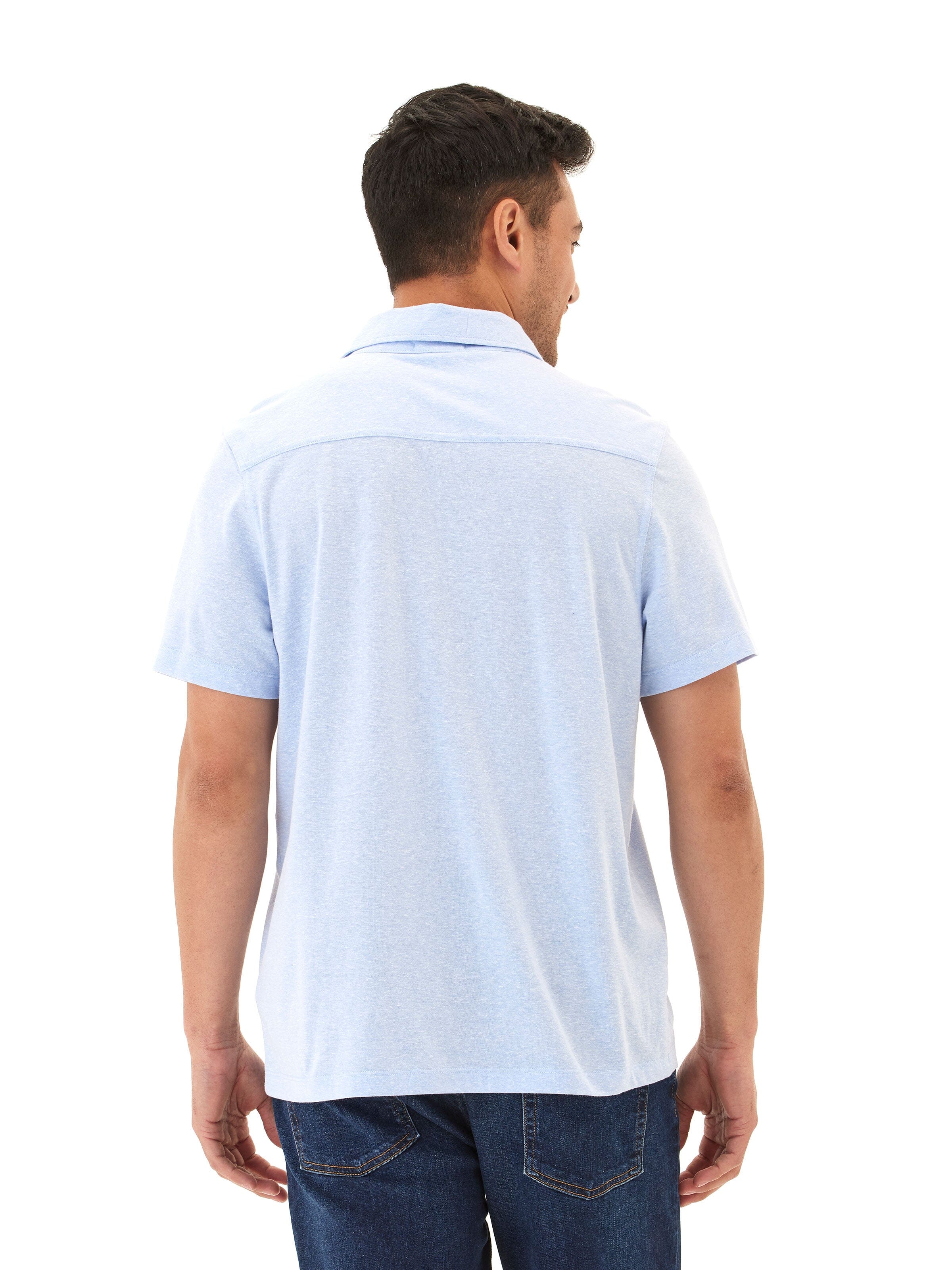 Paxton Triblend Button-Down Pocket Shirt