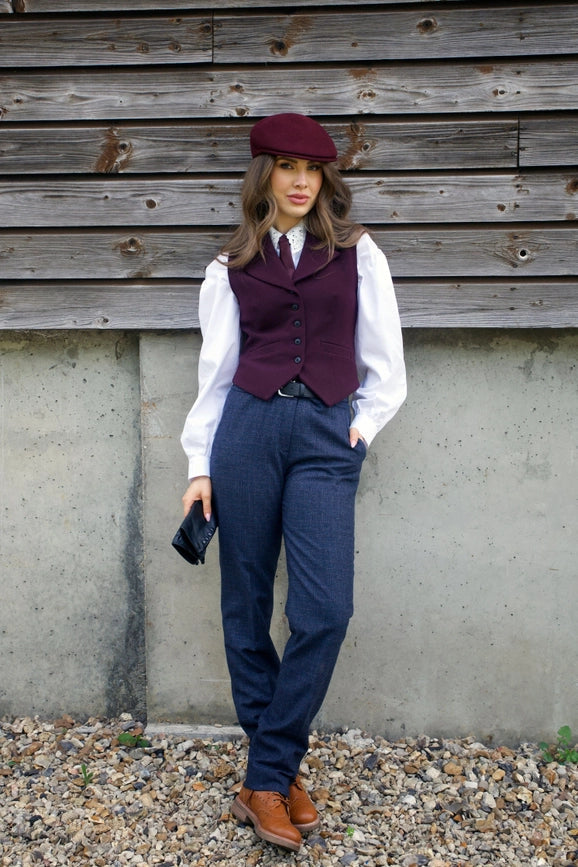 Peaky Bordeaux Jacket-Jacket-Pivoine Signature-XS-Urbanheer