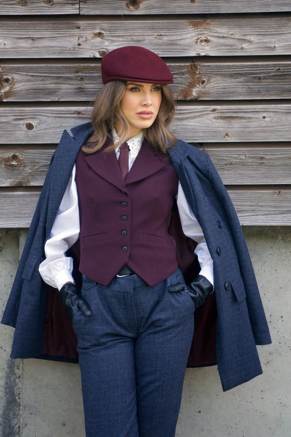 Peaky Bordeaux Jacket-Jacket-Pivoine Signature-XS-Urbanheer