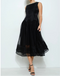 Pearl Embellished Sheer Tulle Midi Dress BLACK-Dress-INA-S-BLACK-Urbanheer
