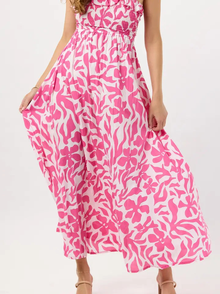 Pearl Maxi Dress Bora Bora Guava-Dress-Tiare Hawaii-One Size-Bora Bora Guava-Urbanheer