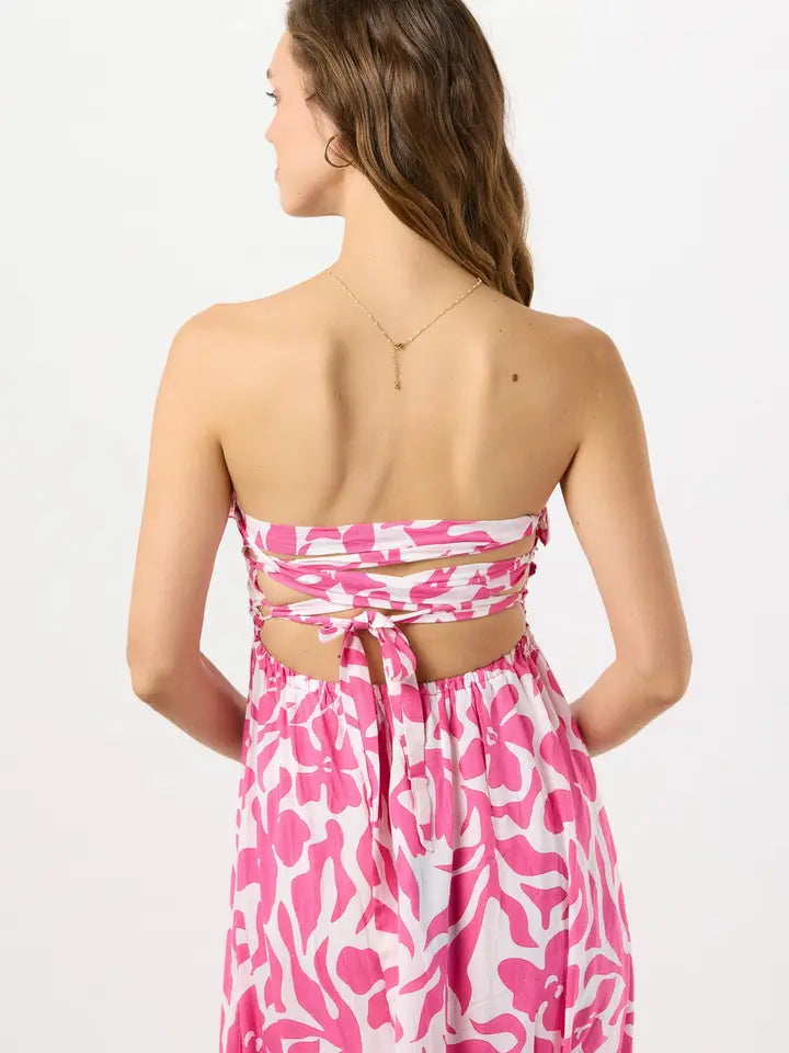 Pearl Maxi Dress Bora Bora Guava-Dress-Tiare Hawaii-One Size-Bora Bora Guava-Urbanheer