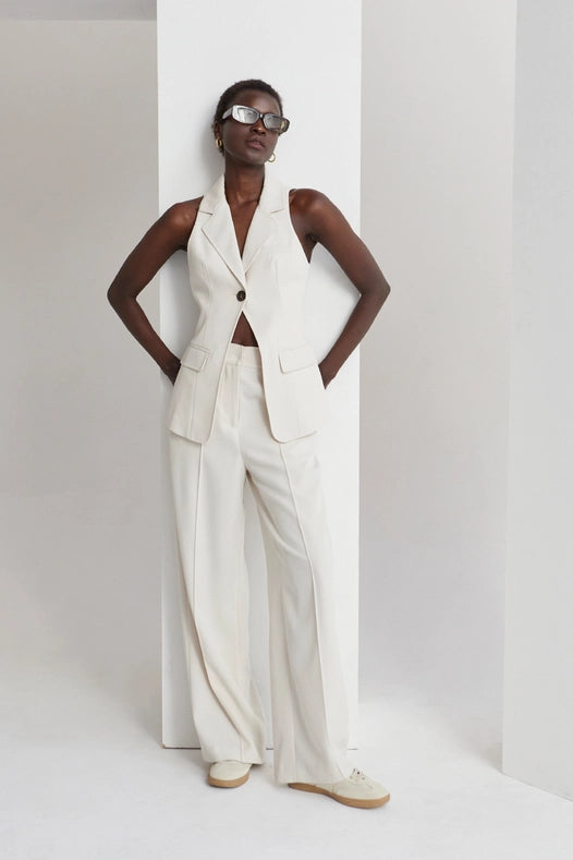 Penelope Two Piece Bolero Blazer Set-Set-Crescent-XS-BONE-Urbanheer