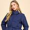Peplum Bubbled Hem Puffer Jacket-Puffer Jacket-TCEC-S-Black-Urbanheer