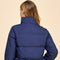 Peplum Bubbled Hem Puffer Jacket-Puffer Jacket-TCEC-S-Black-Urbanheer