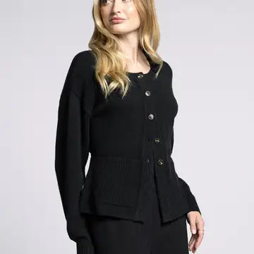 Peplum Knit Cardigan - Michelle Cardigan