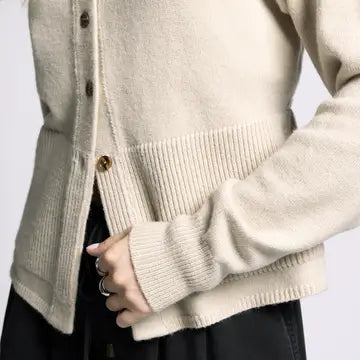Peplum Knit Cardigan - Michelle Cardigan