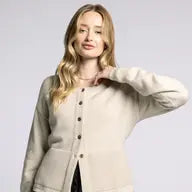Peplum Knit Cardigan - Michelle Cardigan
