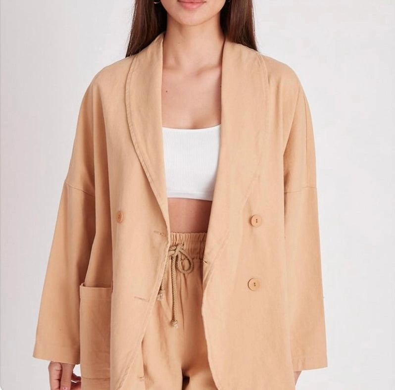 Perfect Pant and Jacket Set Camel-Pant and Jacket Set-REVER-S-Urbanheer