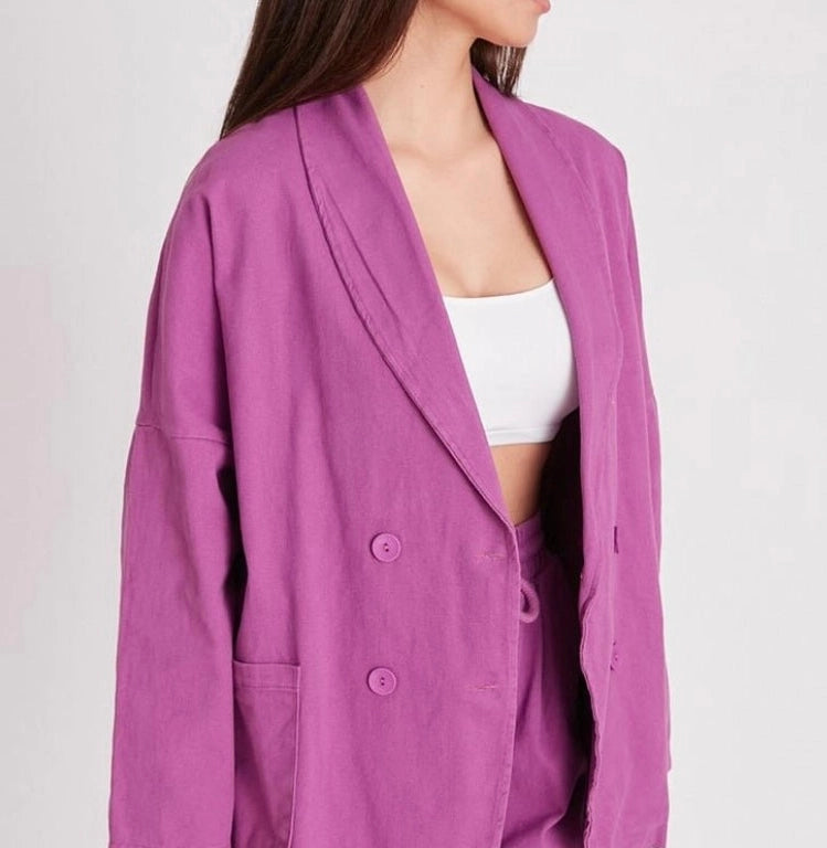 Perfect Pant and Jacket Set Pink-Pant and Jacket Set-REVER-S-Urbanheer