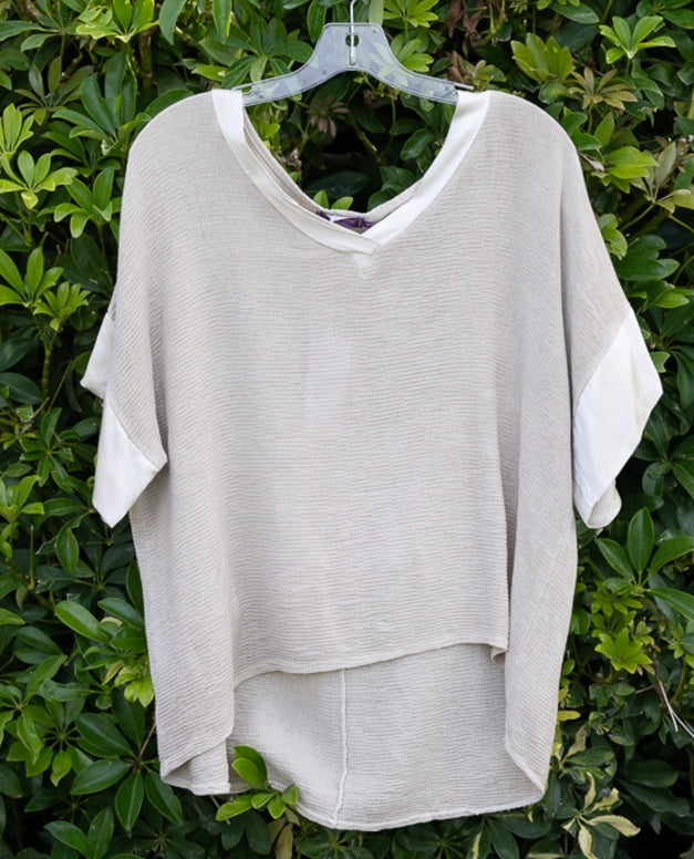 Perla Top-TOP-coton frais-S-Sand-Urbanheer