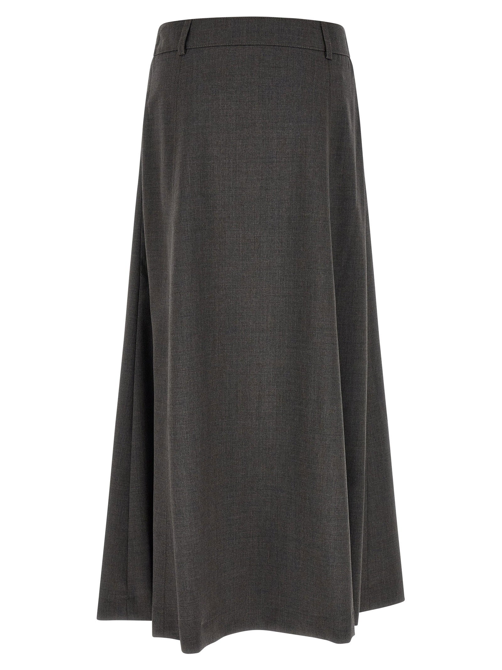Peserico Flared Skirt With Loops