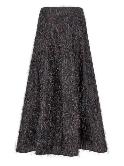 Peserico Skirt With Metallic Fringes