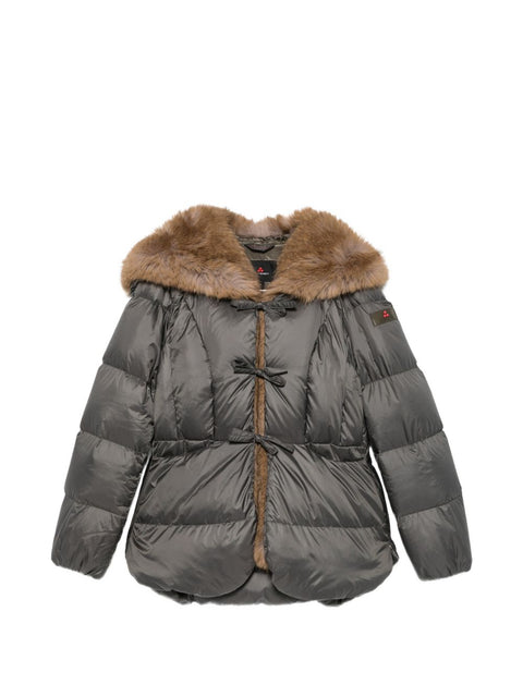 Peuterey Faux-Fur Trim Hooded Padded Jacket