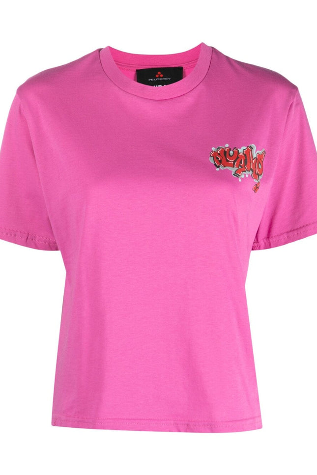 Peuterey T-shirts and Polos Pink