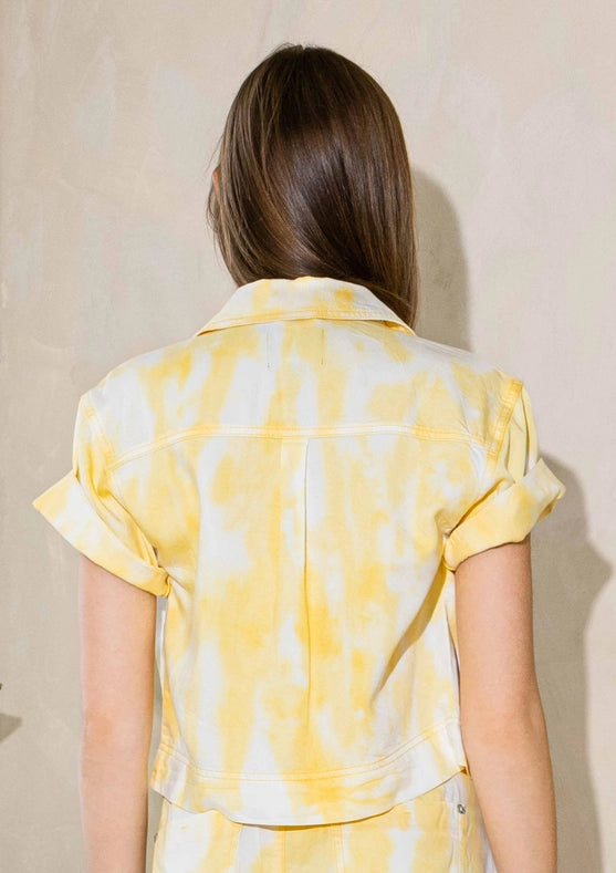 Phoebe Cropped Shaket Banana-Jackets-Vibrant M.i.U-S-Banana-Urbanheer