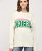 Pickleball Crew Neck Sweater-Sweater-FATE-S-CREAM-Urbanheer
