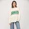 Pickleball Crew Neck Sweater-Sweater-FATE-S-CREAM-Urbanheer