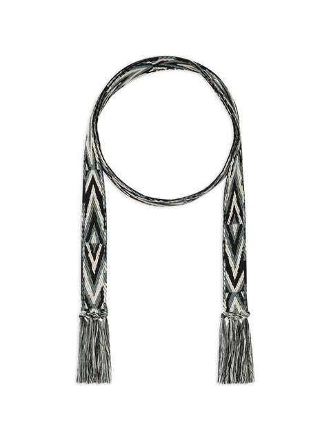 Pierre Louis Mascia Printed silk belt