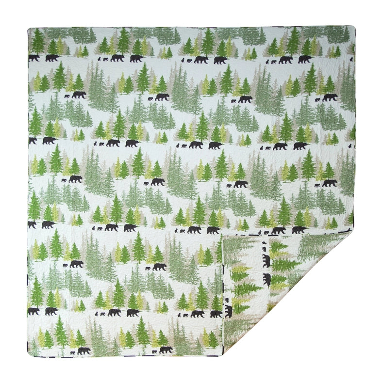 Pine Wilderness Quilt Set-Set-Linen Mart-Twin-Urbanheer