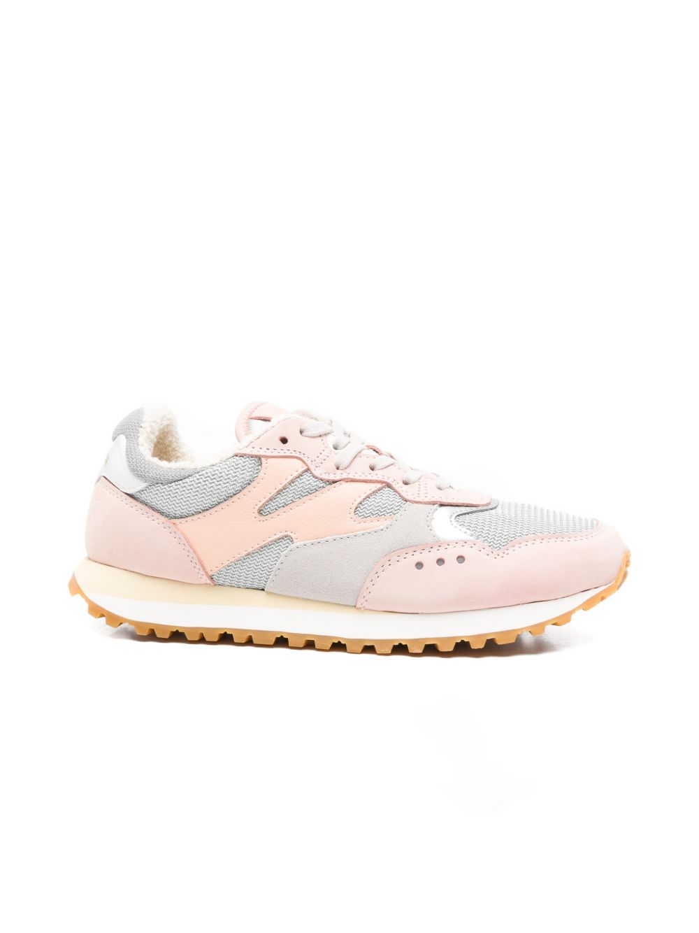 Pink Lace-Up Gravel Sneakers for Comfort