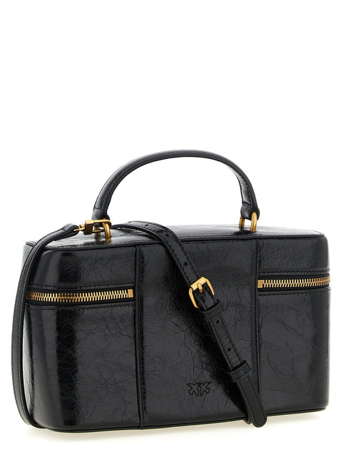 Pinko Crumpled Effect Leather Handbag