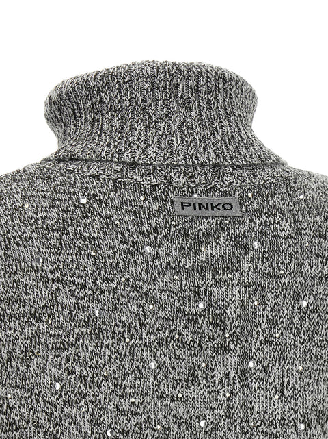 Pinko Crystal Turtleneck Sweater