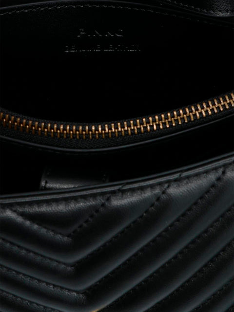 Pinko Hand Bag Big Lady Love Bag Puff Chevron