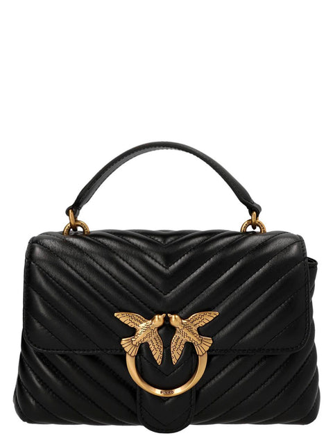 Pinko Hand Bag Big Lady Love Bag Puff Chevron