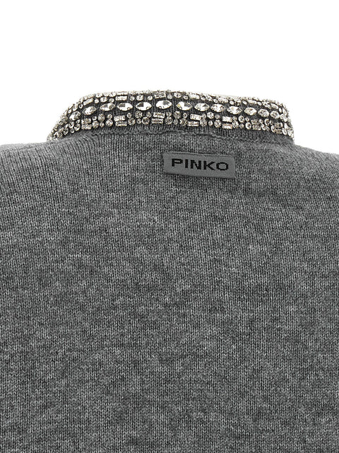 Pinko Jewel Collar Cardigan