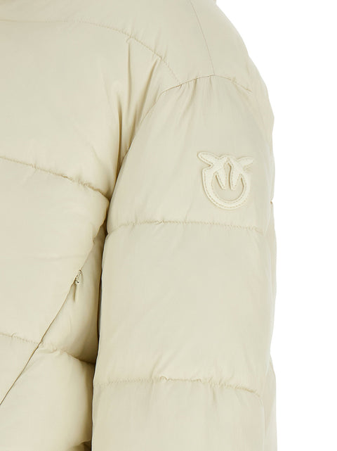 Pinko Love Birds Logo Down Jacket