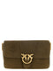 Pinko Love One Slouchy Classic Green Shoulder Bag