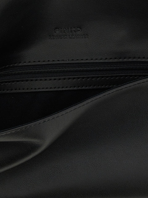 Pinko Medium Love Click Soft Horizontal Clutch Bag