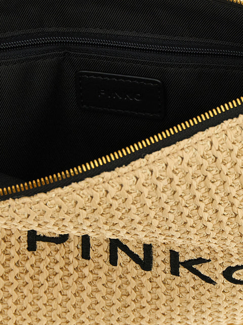 Pinko Raffia Clutch