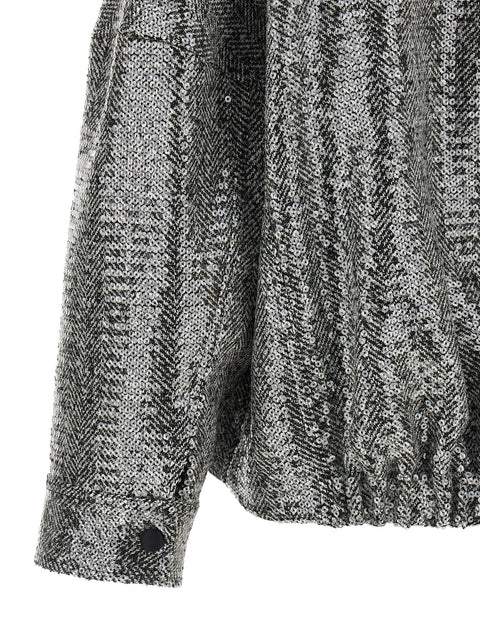 Pinko Sequin Caban