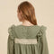 Pintuck Smock Long Sleeve Blouse FOREST GREEN-Blouse-In Loom-S-FOREST GREEN-Urbanheer