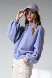 Piper Snap Button Collared Sweater Blue-Sweater-Papermoon-S-Blue-Urbanheer