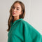 Piper Snap Button Collared Sweater Green-Sweater-Papermoon-S-Urbanheer